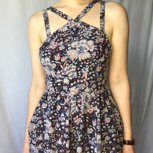 Floral print boho rhomper - Picture 7 of 16
